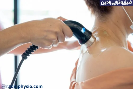 القای آلتراسوند تراپی با تماس مستقیم